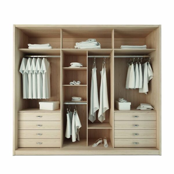 دريسينج رووم مفتوح  خشب أم دي أف C.D06