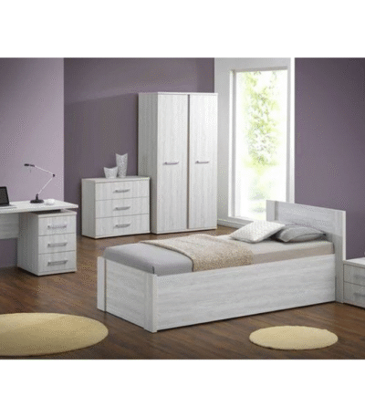 تنفيذ غرفة نوم شبابي من المصنع بخامات خشب ام دي اف وخشب كونتر