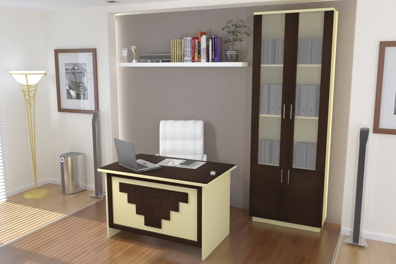 JO 10 مكتب موظف 2درج وضلفة - كود: JO.10 - الصورة 1